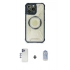 MARSİLYAN™- iPhone 12 Pro Max Kılıf Kutup Modern - Siyah Joko Magic 5D Cam + Shine Kamera Lens - LT