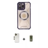 MARSİLYAN™- iPhone 12 Pro Max Kılıf Kutup Modern - Siyah Joko Magic 5D Hayalet Cam + Shine Kamera Lens - GD