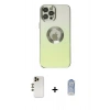 MARSİLYAN™- iPhone 12 Pro Max Kılıf Kutup Yansıma Özel Seri - Siyah Joko Magic 5D Cam + Shine Kamera Lens - GD