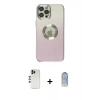 MARSİLYAN™- iPhone 12 Pro Max Kılıf Kutup Yansıma Özel Seri - Siyah Joko Magic 5D Cam + Shine Kamera Lens - GD