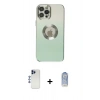 MARSİLYAN™- iPhone 12 Pro Max Kılıf Kutup Yansıma Özel Seri - Siyah Joko Magic 5D Cam + Shine Kamera Lens - LT