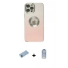 MARSİLYAN™- iPhone 12 Pro Max Kılıf Kutup Yansıma Özel Seri - Siyah Joko Magic 5D Cam + Shine Kamera Lens Koruma Cam - MI