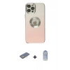 MARSİLYAN™- iPhone 12 Pro Max Kılıf Kutup Yansıma Özel Seri - Siyah Joko Magic 5D Cam + Renkli Kamera Lens Koruma Cam - SI