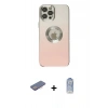 MARSİLYAN™- iPhone 12 Pro Max Kılıf Kutup Yansıma Özel Seri - Siyah Joko Magic 5D Cam + Renkli Kamera Lens Koruma Cam - PE