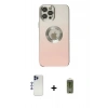 MARSİLYAN™- iPhone 12 Pro Max Kılıf Kutup Yansıma Özel Seri - Siyah Joko Magic 5D Hayalet Cam + Shine Kamera Lens - LT