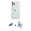 MARSİLYAN™- iPhone 12 Pro Max Kılıf Nova Çizgi - Şeffaf Royal Nano Ekran Koruyucu + Shine Kamera Lens Koruma Cam - GD