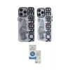 MARSİLYAN™- iPhone 12 Pro Max Kılıf Nova Doku Koleksiyonu - Şeffaf Royal Nano Ekran Koruyucu