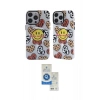 MARSİLYAN™- iPhone 12 Pro Max Kılıf Nova Doku Koleksiyonu - Şeffaf Royal Nano Ekran Koruyucu