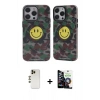 MARSİLYAN™- iPhone 12 Pro Max Kılıf Nova Doku Koleksiyonu - Şeffaf Temperli Cam Ekran Koruyucu + Shine Kamera Lens - GD