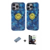 MARSİLYAN™- iPhone 12 Pro Max Kılıf Nova Doku Koleksiyonu - Şeffaf Temperli Cam Ekran Koruyucu + Shine Kamera Lens Koruma Cam - GS