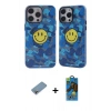 MARSİLYAN™- iPhone 12 Pro Max Kılıf Nova Doku Koleksiyonu - Siyah 18D Cam Ekran Koruyucu + Shine Kamera Lens Koruma Cam - GI