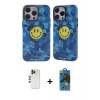 MARSİLYAN™- iPhone 12 Pro Max Kılıf Nova Doku Koleksiyonu - Siyah 18D Cam Ekran Koruyucu + Gold Shine Kamera Lens