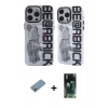 MARSİLYAN™- iPhone 12 Pro Max Kılıf Nova Doku Koleksiyonu - Siyah 360 Mat Full Body Arka Koruyucu + Shine Kamera Lens Koruma Cam - GI