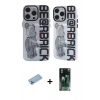 MARSİLYAN™- iPhone 12 Pro Max Kılıf Nova Doku Koleksiyonu - Siyah 360 Mat Full Body Arka Koruyucu + Shine Kamera Lens Koruma Cam - MI
