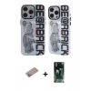 MARSİLYAN™- iPhone 12 Pro Max Kılıf Nova Doku Koleksiyonu - Siyah 360 Mat Full Body Arka Koruyucu + Shine Kamera Lens Koruma Cam - SABE