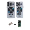 MARSİLYAN™- iPhone 12 Pro Max Kılıf Nova Doku Koleksiyonu - Siyah 360 Mat Full Body Arka Koruyucu + Shine Kamera Lens Koruma Cam - SABE