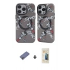 MARSİLYAN™- iPhone 12 Pro Max Kılıf Nova Doku Koleksiyonu - Siyah 6D Mat Seramik Hayalet Nano Ekran Koruyucu + Metal Kamera Lens Koruma Cam - GD