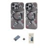 MARSİLYAN™- iPhone 12 Pro Max Kılıf Nova Doku Koleksiyonu - Siyah 6D Mat Seramik Hayalet Nano Ekran Koruyucu + Metal Kamera Lens Koruma Cam - KI