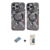 MARSİLYAN™- iPhone 12 Pro Max Kılıf Nova Doku Koleksiyonu - Siyah 6D Mat Seramik Hayalet Nano Ekran Koruyucu + Shine Kamera Lens Koruma Cam - GS