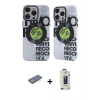 MARSİLYAN™- iPhone 12 Pro Max Kılıf Nova Doku Koleksiyonu - Siyah Bilvis Hayalet Cam Ekran Koruyucu + Renkli Kamera Lens Koruma Cam - YL