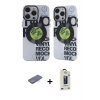 MARSİLYAN™- iPhone 12 Pro Max Kılıf Nova Doku Koleksiyonu - Siyah Bilvis Hayalet Cam Ekran Koruyucu + Renkli Kamera Lens Koruma Cam - MI