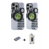 MARSİLYAN™- iPhone 12 Pro Max Kılıf Nova Doku Koleksiyonu - Siyah Bilvis Hayalet Cam Ekran Koruyucu + Renkli Kamera Lens Koruma Cam - SI