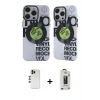 MARSİLYAN™- iPhone 12 Pro Max Kılıf Nova Doku Koleksiyonu - Siyah Bilvis Hayalet Cam Ekran Koruyucu + Shine Kamera Lens - GD