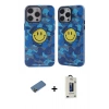 MARSİLYAN™- iPhone 12 Pro Max Kılıf Nova Doku Koleksiyonu - Siyah Bilvis Hayalet Cam Ekran Koruyucu + Shine Kamera Lens Koruma Cam - GD