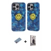 MARSİLYAN™- iPhone 12 Pro Max Kılıf Nova Doku Koleksiyonu - Siyah Bilvis Hayalet Cam Ekran Koruyucu + Shine Kamera Lens Koruma Cam - PE