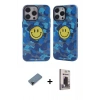 MARSİLYAN™- iPhone 12 Pro Max Kılıf Nova Doku Koleksiyonu - Siyah Bilvis Hayalet Cam Ekran Koruyucu + Shine Kamera Lens Koruma Cam - SH
