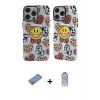 MARSİLYAN™- iPhone 12 Pro Max Kılıf Nova Doku Koleksiyonu - Siyah Joko Magic 5D Cam + Shine Kamera Lens Koruma Cam - GS