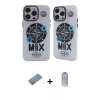 MARSİLYAN™- iPhone 12 Pro Max Kılıf Nova Doku Koleksiyonu - Siyah Joko Magic 5D Cam + Shine Kamera Lens Koruma Cam - GS