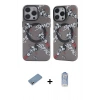 MARSİLYAN™- iPhone 12 Pro Max Kılıf Nova Doku Koleksiyonu - Siyah Joko Magic 5D Cam + Shine Kamera Lens Koruma Cam - GS