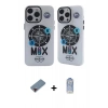 MARSİLYAN™- iPhone 12 Pro Max Kılıf Nova Doku Koleksiyonu - Siyah Joko Magic 5D Cam + Metal Kamera Lens Koruma Cam - KI