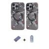 MARSİLYAN™- iPhone 12 Pro Max Kılıf Nova Doku Koleksiyonu - Siyah Joko Magic 5D Cam + Metal Kamera Lens Koruma Cam - GD