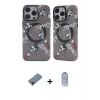 MARSİLYAN™- iPhone 12 Pro Max Kılıf Nova Doku Koleksiyonu - Siyah Joko Magic 5D Cam + Metal Kamera Lens Koruma Cam - KI
