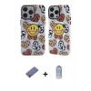 MARSİLYAN™- iPhone 12 Pro Max Kılıf Nova Doku Koleksiyonu - Siyah Joko Magic 5D Cam + Metal Kamera Lens Koruma Cam - GD