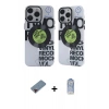 MARSİLYAN™- iPhone 12 Pro Max Kılıf Nova Doku Koleksiyonu - Siyah Joko Magic 5D Cam + Metal Kamera Lens Koruma Cam - KI