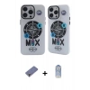 MARSİLYAN™- iPhone 12 Pro Max Kılıf Nova Doku Koleksiyonu - Siyah Joko Magic 5D Cam + Metal Kamera Lens Koruma Cam - GD