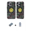 MARSİLYAN™- iPhone 12 Pro Max Kılıf Nova Doku Koleksiyonu - Siyah Joko Magic 5D Cam + Metal Kamera Lens Koruma Cam - KI