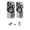 MARSİLYAN™- iPhone 12 Pro Max Kılıf Nova Doku Koleksiyonu - Siyah Joko Magic 5D Cam + Shine Kamera Lens Koruma Cam - PE