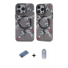 MARSİLYAN™- iPhone 12 Pro Max Kılıf Nova Doku Koleksiyonu - Siyah Joko Magic 5D Cam + Shine Kamera Lens Koruma Cam - GD