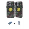 MARSİLYAN™- iPhone 12 Pro Max Kılıf Nova Doku Koleksiyonu - Siyah Joko Magic 5D Cam + Shine Kamera Lens Koruma Cam - GD