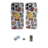 MARSİLYAN™- iPhone 12 Pro Max Kılıf Nova Doku Koleksiyonu - Siyah Joko Magic 5D Hayalet Cam + Shine Kamera Lens Koruma Cam - MI