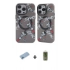 MARSİLYAN™- iPhone 12 Pro Max Kılıf Nova Doku Koleksiyonu - Siyah Joko Magic 5D Hayalet Cam + Shine Kamera Lens Koruma Cam - MI