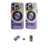 MARSİLYAN™- iPhone 12 Pro Max Kılıf Nova Doku Koleksiyonu - Siyah Joko Magic 5D Hayalet Cam + Metal Kamera Lens Koruma Cam - KI