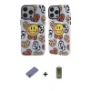 MARSİLYAN™- iPhone 12 Pro Max Kılıf Nova Doku Koleksiyonu - Siyah Joko Magic 5D Hayalet Cam + Metal Kamera Lens Koruma Cam - GD