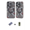 MARSİLYAN™- iPhone 12 Pro Max Kılıf Nova Doku Koleksiyonu - Siyah Joko Magic 5D Hayalet Cam + Metal Kamera Lens Koruma Cam - GD
