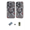 MARSİLYAN™- iPhone 12 Pro Max Kılıf Nova Doku Koleksiyonu - Siyah Joko Magic 5D Hayalet Cam + Metal Kamera Lens Koruma Cam - KI