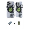 MARSİLYAN™- iPhone 12 Pro Max Kılıf Nova Doku Koleksiyonu - Siyah Joko Magic 5D Hayalet Cam + Metal Kamera Lens Koruma Cam - KI